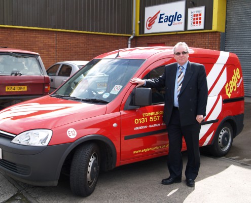 Eagle Couriers takes a green drive