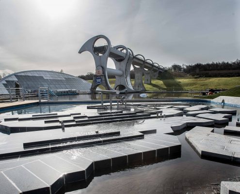 Falkirk Wheel image for Courier Scotland company Eagle Couriers