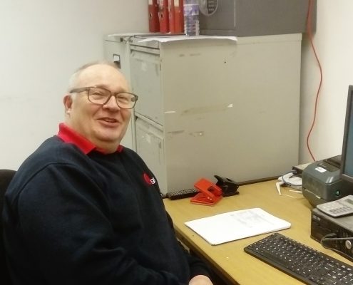 David Campbell, Depot Supervisor, at Scottish Courier company, Eagle Couriers