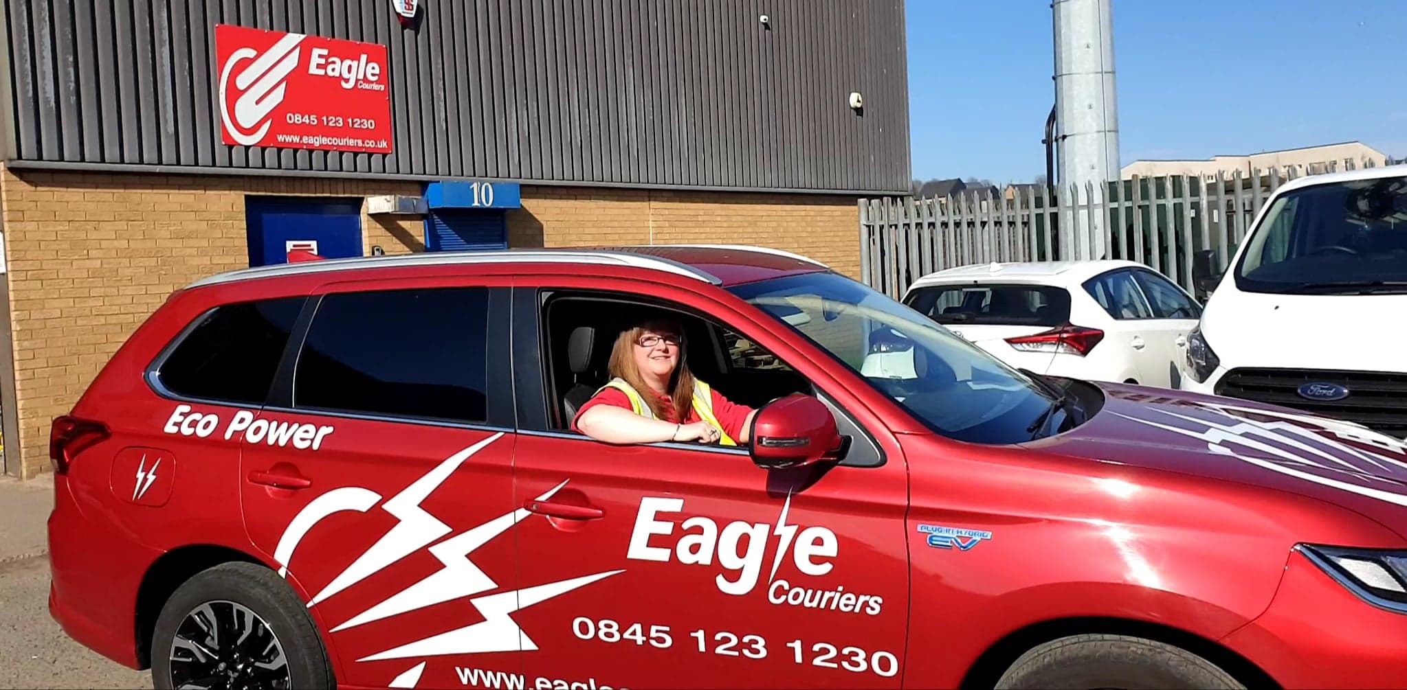 Alyson McKell, veteran driver with Eagle Couriers in Scotland