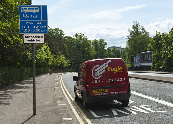 Deserted roads across Scotland during lockdown