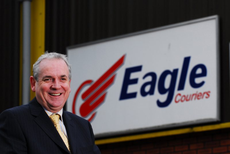 Courier in Scotland, Jerry Stewart Co-Director of Eagle Couriers
