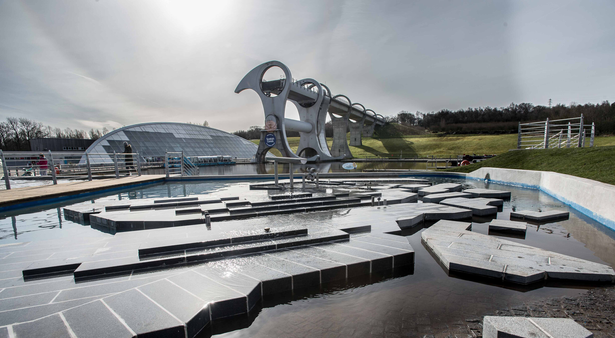 Falkirk Wheel image for Courier Scotland company Eagle Couriers