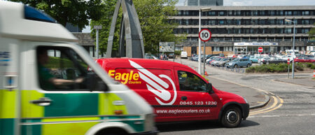 Eagle Couriers works with the Scottish Ambulance Service