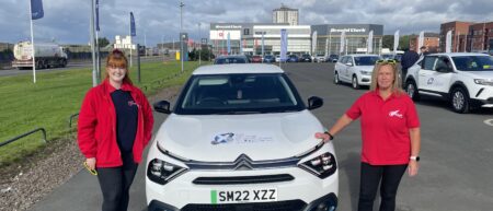 Delivery services Scotland feature Courier duo secure victory in 200-mile EV challenge