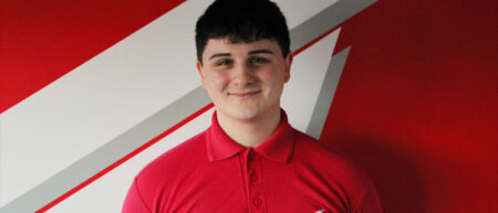 Jaac Lockhart completes his apprenticeship programme with Eagle Couriers | Courier services UK