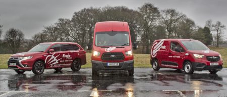 Three Eagle Couriers vans | Same day delivery Edinburgh